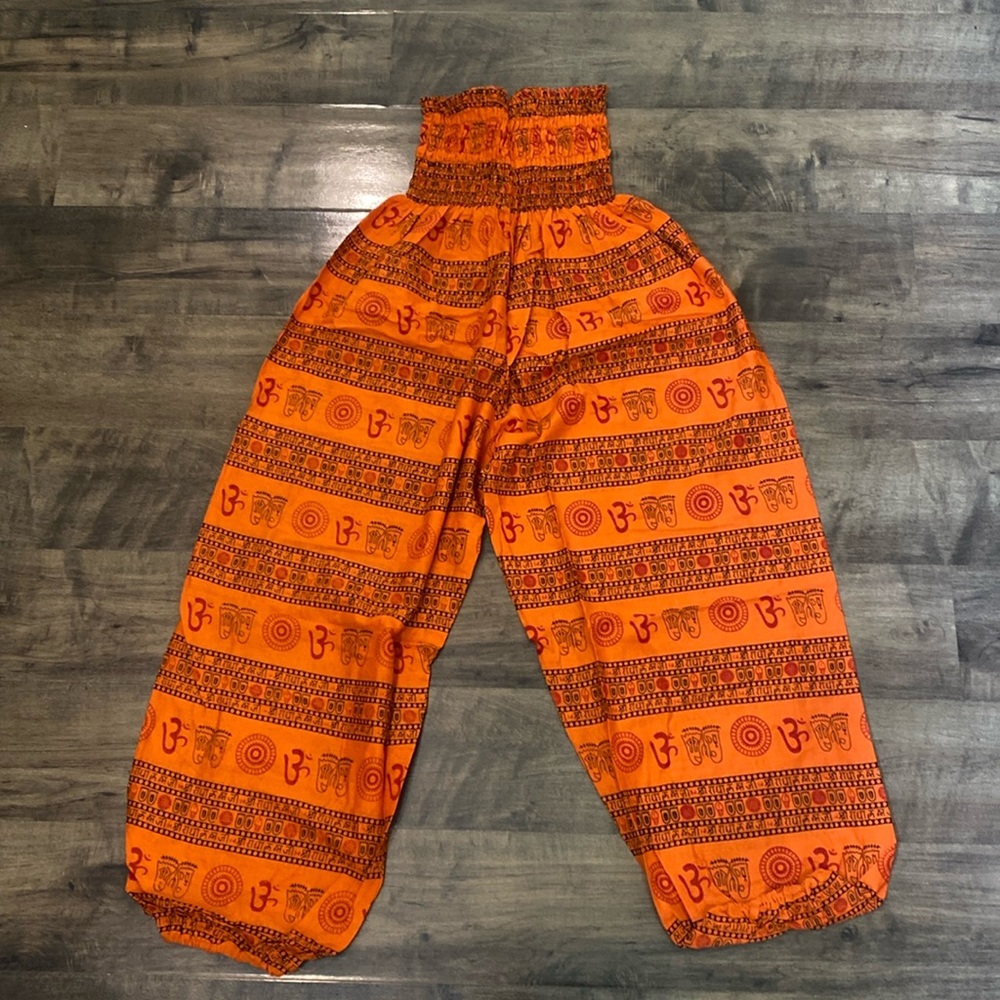 100% cotton India Imported Boho Harem leg pants/ jumpsuit